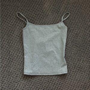 Sleek Scoop Cami Top - Gray